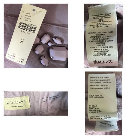 Anthropologie Wanderer Jeweled Pants 27 - Picture 16 of 16